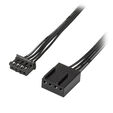 SilverStone Shark Force L&uuml;fter, ARGB - 120 mm, schwarz image number null
