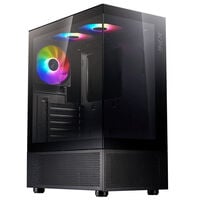 ADATA XPG Invader X Mini PC Case, Mid Tower, ATX, Tempered Glass - Black
