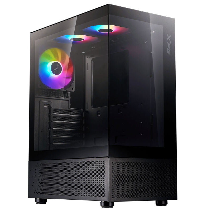 ADATA XPG Invader X Mini PC-Gehäuse, Midi-Tower, ATX, Tempered Glass - schwarz