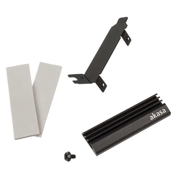 Akasa M.2 X4 PCI-E 3.0 Adapter Card - black PCB image number 3