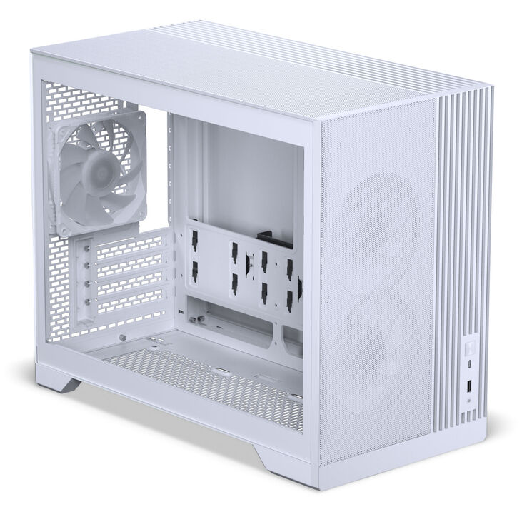 Phanteks XT M3 PC Case, Mini Case, mATX, RGB, Tempered Glass - including 3x 120mm Fans, White image number 5