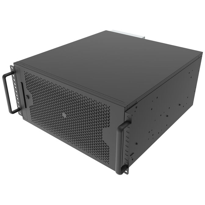 SilverStone RM53-502 Server Case, Rackmount, SSI-EEB, Mesh - Black image number 1