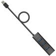 AXAGON HUE-S2BP USB-A-Hub, 4x USB 3.0, external power supply - 1.2 m, power adapter image number null