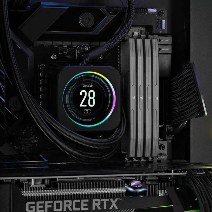 Corsair Vengeance DDR5-5200 RAM, CL40, EXPO - 32 GB Dual-Kit, grau image number 6