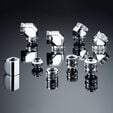 PHANTEKS Glacier F-F Adapter G1/4 - chrome image number null