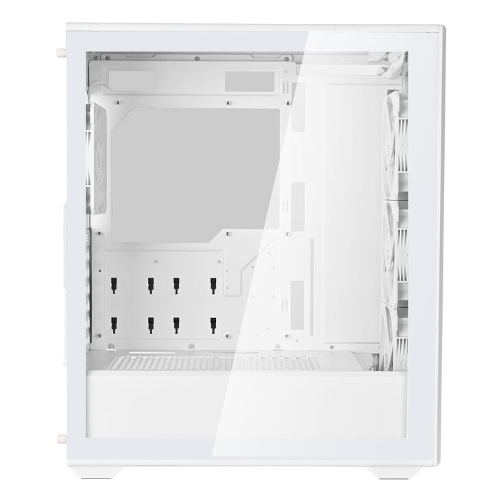 SilverStone FARA 515XR PC case, Mid Tower, ATX, RGB, Tempered Glass - white image number 6
