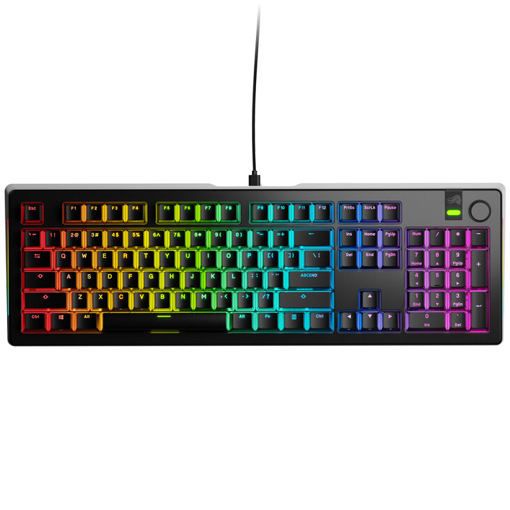 Glorious GMMK 3 Pro 100 % Custom Gaming-Tastatur - Pre-Built, ANSI (US), Fox Switches, schwarz image number 1