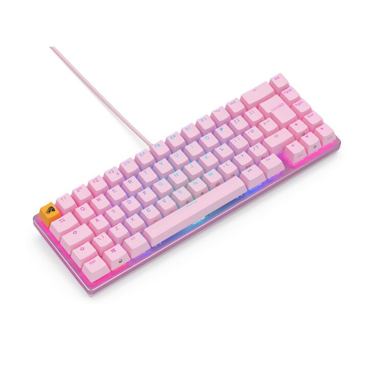 Glorious GMMK 2 Compact Tastatur - Fox Switches, ISO(UK)-Layout, pink image number 4