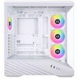 Lian Li Vector V100 PC Case, Midi Tower, ATX, RGB, Tempered Glass - White image number null