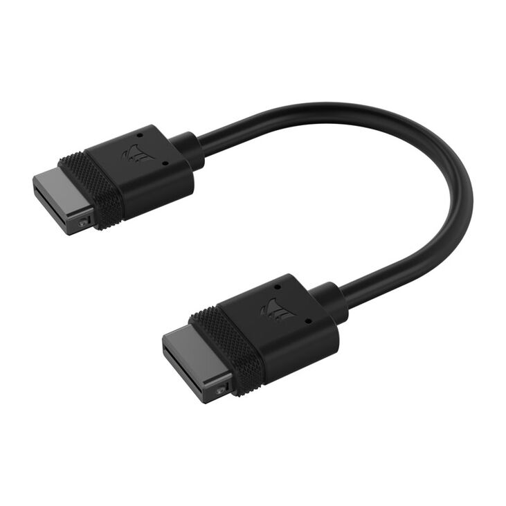 Corsair iCUE LINK Cable Connector straight - black, 10 cm 2-pack image number 2
