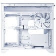 Lian Li O11 Vision-M PC Case, Micro-ATX, Tempered Glass - White image number null