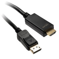 InLine DisplayPort zu HDMI Konverter Kabel, 4K/60Hz, schwarz - 3m