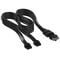 Corsair Premium Sleeved 2x 8-Pin zu 12V-2x6-Kabel, f&uuml;r Typ-5-Netzteil - schwarz