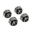 Corsair Hydro X Series XF Hardline fitting straight G1/4 inch to 12mm OD hard tube - 4 pack, chrome image number null