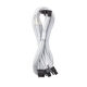 CableMod C-Series Pro Connection Cable - Variant B, 90°, 16-Pin to 3x 8-Pin PCIe, white