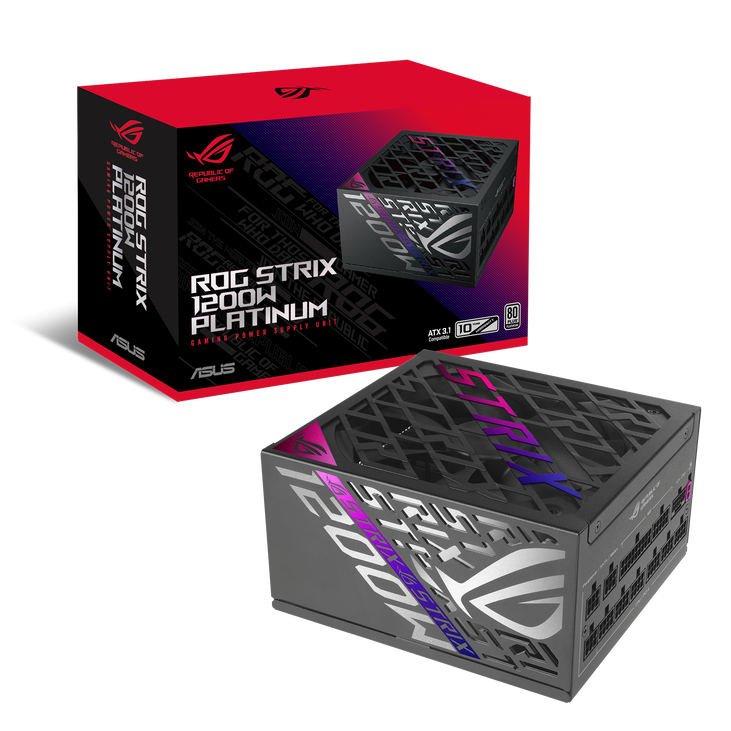 ASUS ROG Strix 1200 Platinum Netzteil, 80 PLUS Platinum, modular, PCIe 5.1 - 1.200 Watt image number 0