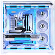 Lian Li O11 Vision Compact PC-Geh&auml;use, Midi-Tower, E-ATX, Tempered Glass - wei&szlig; image number null