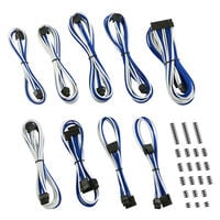 CableMod Classic ModMesh C-Series Cable Kit Corsair AXi, HXi & RM - wei&szlig;/blau
