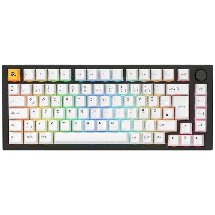 Glorious GMMK Pro Black Slate Gaming Keyboard 75% - black, ISO, Pre-Built image number 0