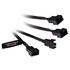 Alphacool Y-Splitter 4-Pin auf 4x 4-Pin PWM 60cm - schwarz image number null