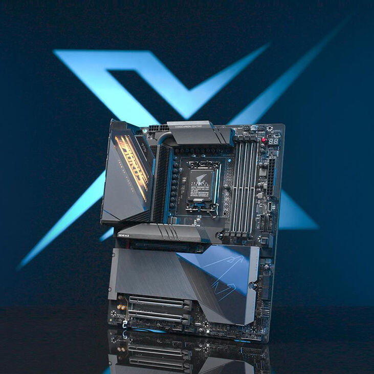GIGABYTE Z790 Aorus Master X Mainboard, Sockel 1700, Intel Z790, E-ATX, DDR5 image number 5