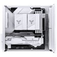 Jonsbo V12 PC Case, Mini Tower, Micro-ATX - White image number null