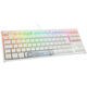 Ducky One 2 TKL PBT Gaming Tastatur, MX-Black, RGB LED - weiß