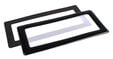 DEMCiflex Staubfilter 2x40mm, quadratisch - schwarz/wei&szlig; image number null