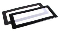 DEMCiflex Staubfilter 2x40mm, quadratisch - schwarz/wei&szlig;