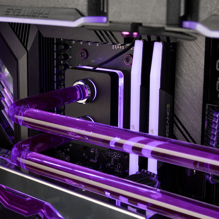 Gaming PC Shadow Oasis Elite, AMD Ryzen 7 9800X3D, NVIDIA GeForce RTX 4090 - Custom Water Cooling image number 5