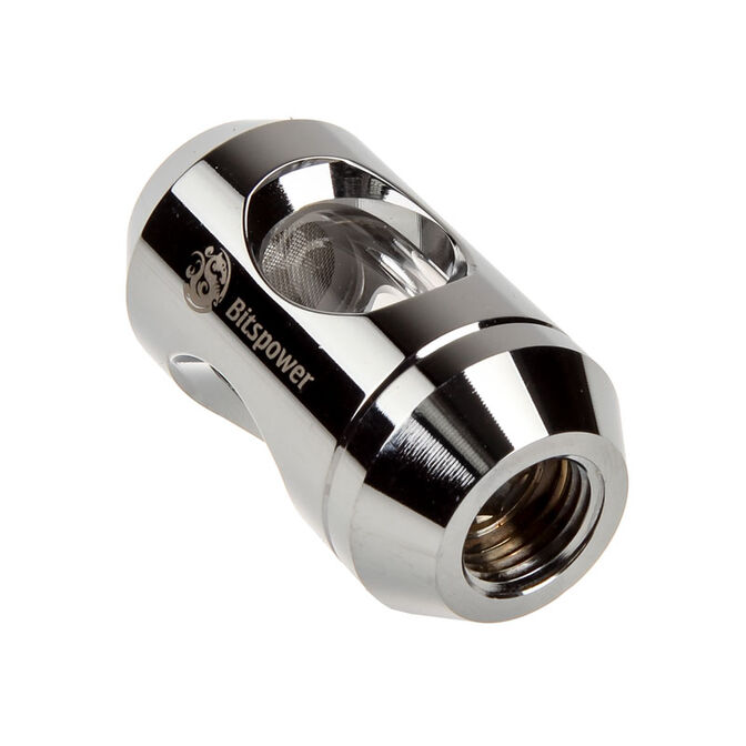 Bitspower In-Line Filter - shiny silver image number 0