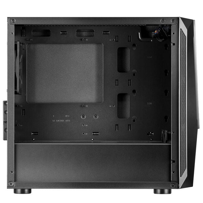 SilverStone Fara V1M Pro Micro-ATX Geh&auml;use, ARGB, Tempered Glass - schwarz image number 4