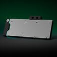 EK Water Blocks EK-Quantum Vector&sup2; XC3 RTX 3080/90 Backplate - silber image number null