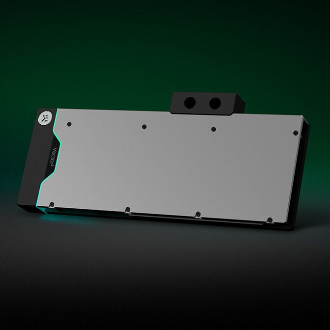 EK Water Blocks EK-Quantum Vector&sup2; XC3 RTX 3080/90 Backplate - silber image number 2