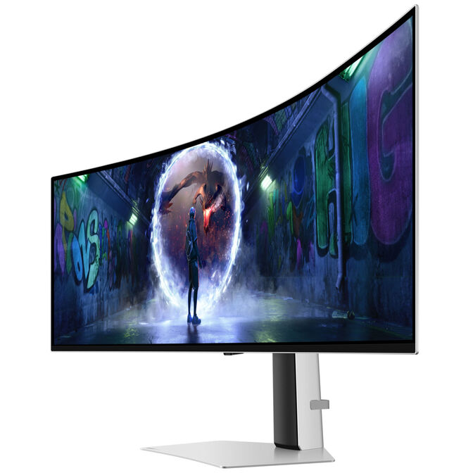 Samsung Odyssey OLED G9 G93SD, 49-inch Gaming Monitor, 240 Hz, QD-OLED, FreeSync Premium Pro image number 2