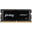 Kingston Fury Impact DDR5-4800 RAM, SO-DIMM, CL38 - 16 GB, black image number null