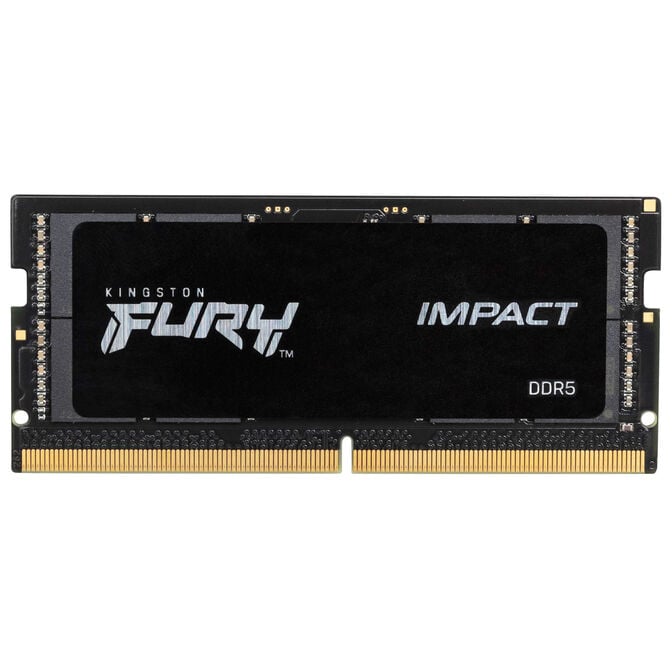 Kingston Fury Impact DDR5-4800 RAM, SO-DIMM, CL38 - 16 GB, black image number 1