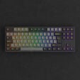 AKKO Black & Gold 5087S Gaming Tastatur, RGB &ndash; Akko V3 Cream Yellow Pro Switches, ISO DE, schwarz & gold image number null