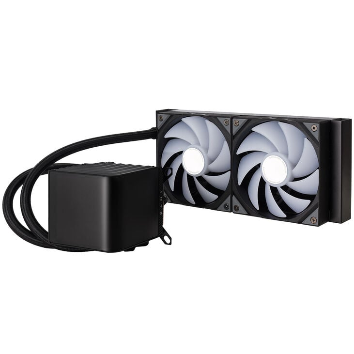 TRYX PANORAMA ARGB 240 Komplett-Wasserkühlung, 3D-AMOLED-Display - 240mm, schwarz image number 1