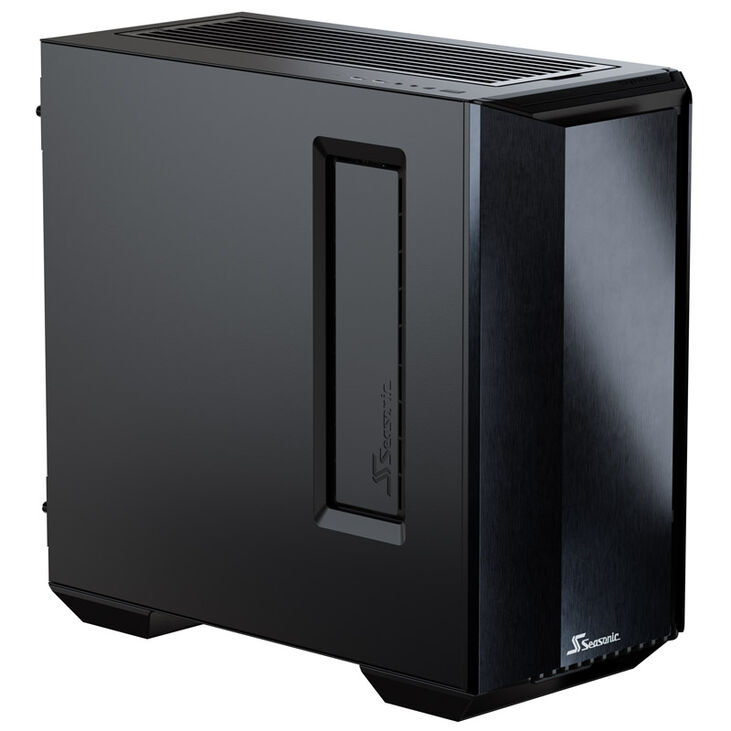 Seasonic SYNCRO Q704 PC Case, Mid Tower + SYNCRO DGC-750 Gold Power Supply - black image number 2