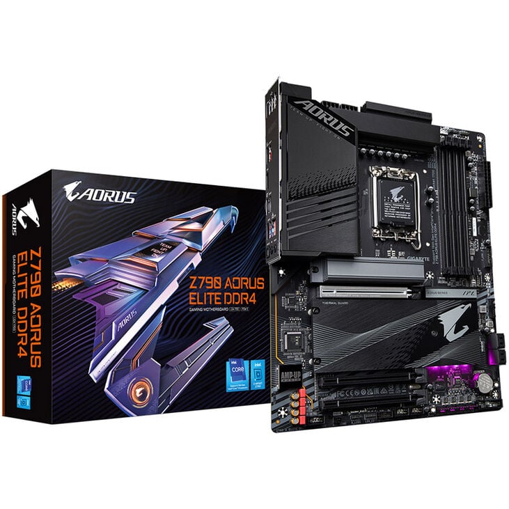 GIGABYTE Z790 Aorus Elite DDR4, Intel Z790 Mainboard, Sockel 1700, DDR4 image number 0