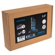 Lamptron vertical GPU holder with display - black image number null