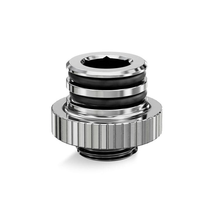 EK Water Blocks EK-Quantum Torque Push-In Adapter M 7 - Nickel image number 0