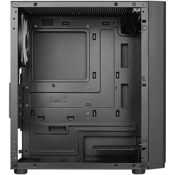 Aerocool Hexform-G-BK-v2 Midi-Tower, Tempered Glass - schwarz image number 5