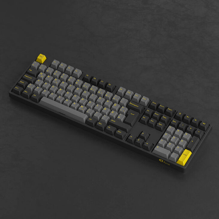 AKKO Black & Gold 5108B Plus Wireless Gaming-Tastatur, RGB, - V3 Cream Blue Pro Switch, schwarz, ISO (DE) image number 3