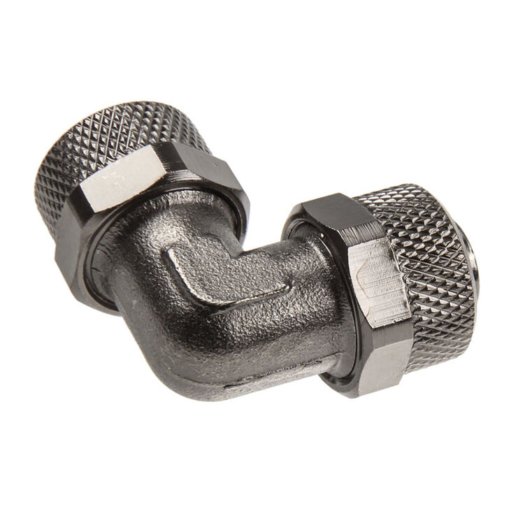 Adapter 90 degrees 13/10mm to 13/10mm - nickel black image number 1