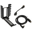 CableMod vertikale Grafikkartenhalterung mit PCIe x16 Riser Kabel, 1x DisplayPort, 1x HDMI - schwarz image number null