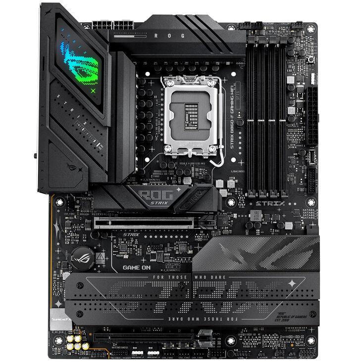ASUS ROG Strix B860-F Gaming WiFi Motherboard, Socket LGA 1851, Intel B860, ATX, DDR5 image number 2