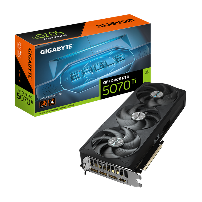 GIGABYTE GeForce RTX 5070 Ti Eagle OC SFF 16G, 16384 MB GDDR7 image number 0