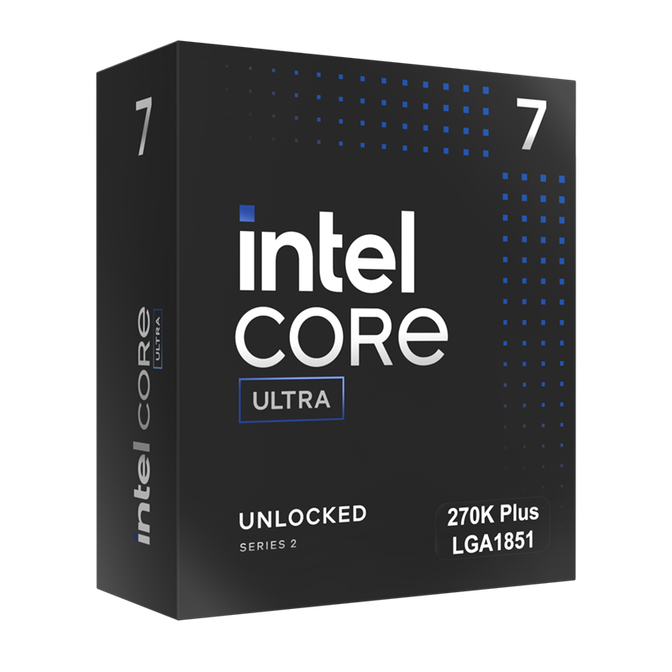 Intel Core Ultra 7 270K Plus CPU, 24 Kerne, 5,5 GHz, Sockel 1851 (Arrow Lake) - boxed, ohne K&uuml;hler image number 0